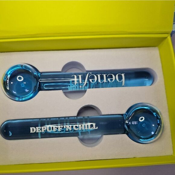 NEW Benefit Depuff’n Chill Eye Globes Cooling Facial Massager Serum Applicator - Picture 5 of 7